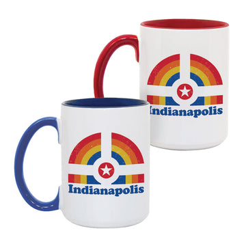 Indianapolis Rainbow Mug - United State of Indiana