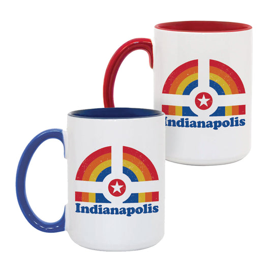 Indianapolis Rainbow Mug - United State of Indiana