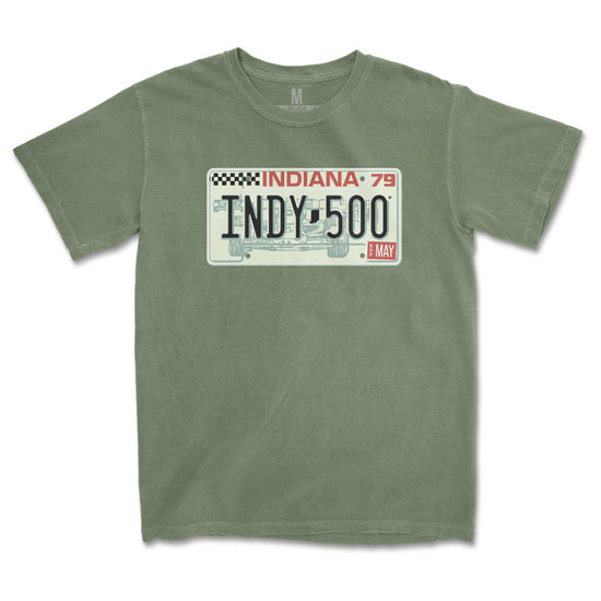 Indy 500 1979 License Plate Tee - United State of Indiana