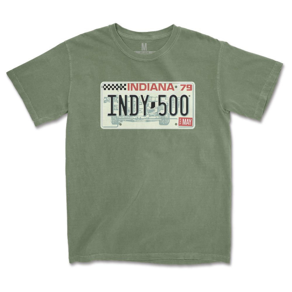 Indy 500 1979 License Plate Tee - United State of Indiana