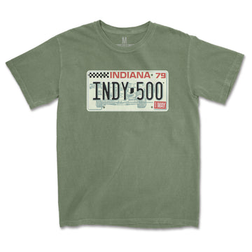 Indy 500 1979 License Plate Tee - United State of Indiana
