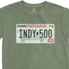 Indy 500 1979 License Plate Tee - United State of Indiana