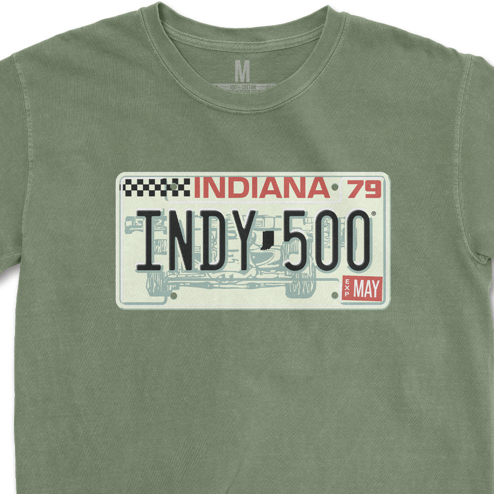 Indy 500 1979 License Plate Tee - United State of Indiana