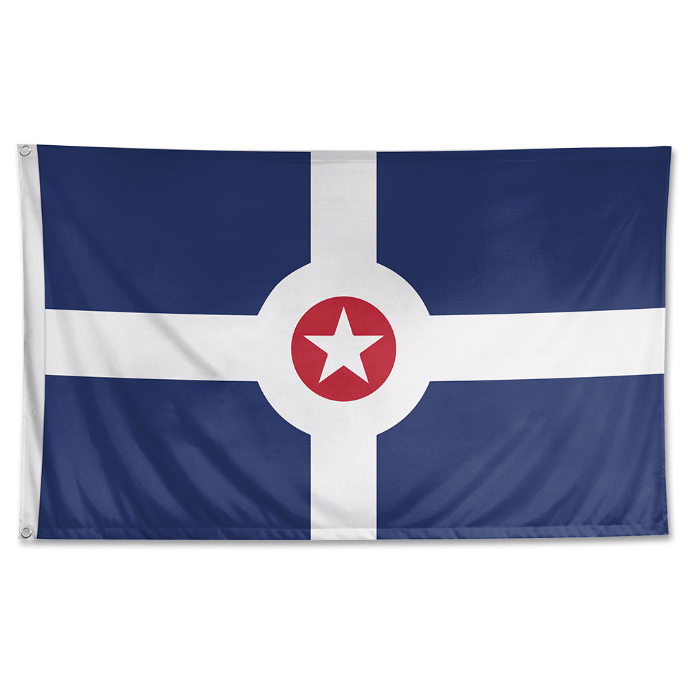 Indianapolis Flag (3x5ft) - United State of Indiana