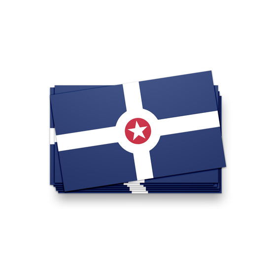 Indy Flag Sticker - United State of Indiana