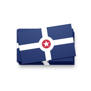 Indy Flag Sticker - United State of Indiana