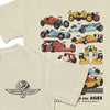 Indy Cars Through the Ages Tee