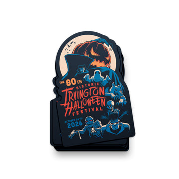 Irvington Halloween 2026 Festival Sticker