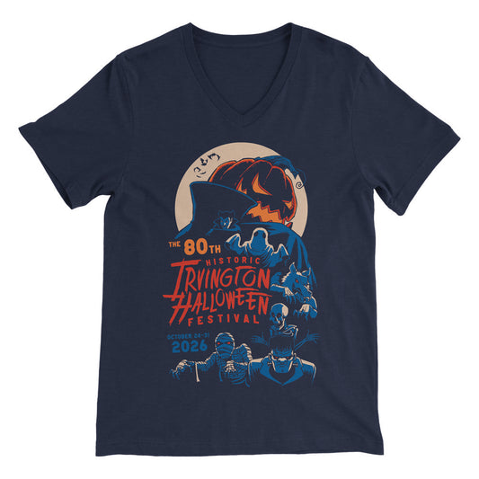 Irvington Halloween 2026 Festival V-Neck