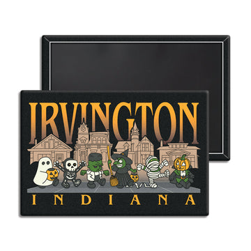 Irvington Trick-Or-Treat Magnet - United State of Indiana