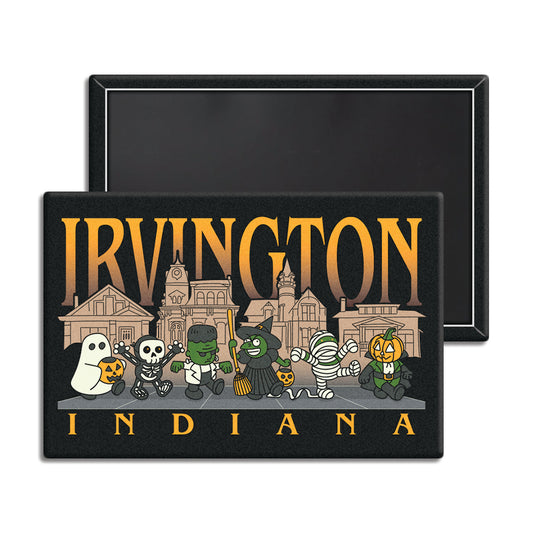 Irvington Trick-Or-Treat Magnet - United State of Indiana