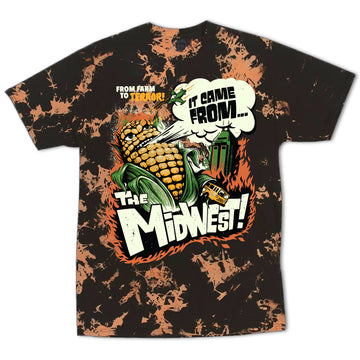 It Came From the Midwest Tie Dye Tee - United State of Indiana
