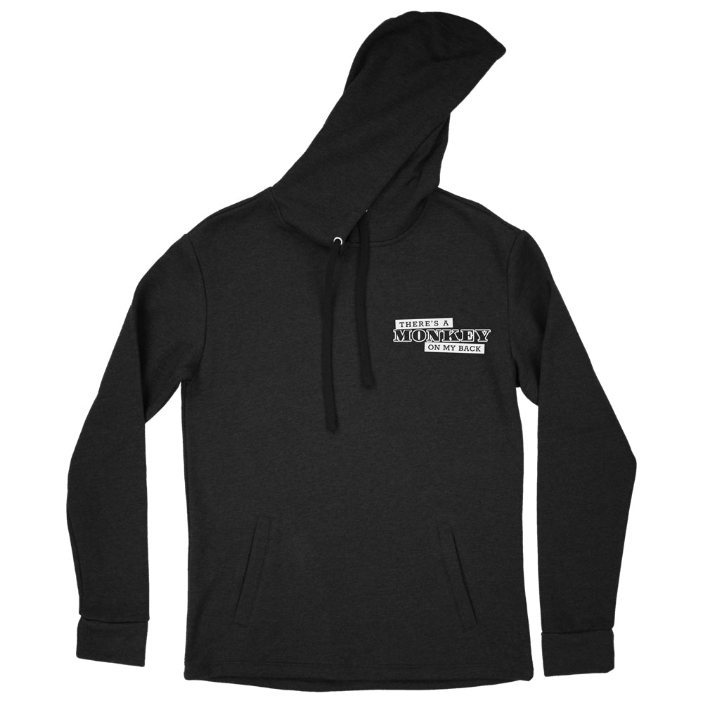 Jockamo Monkey on My Back Pullover Hoodie - United State of Indiana