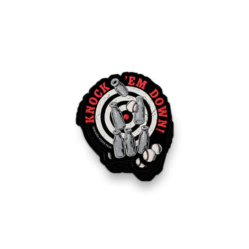 Knock 'Em Down Sticker ***CLEARANCE*** - United State of Indiana