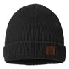 Leather USI Flag Waffle Beanie - United State of Indiana