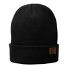 Leather USI flag Fleece-Lined Beanie