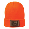 Leather United State of Indiana Fleece-Lined Beanie