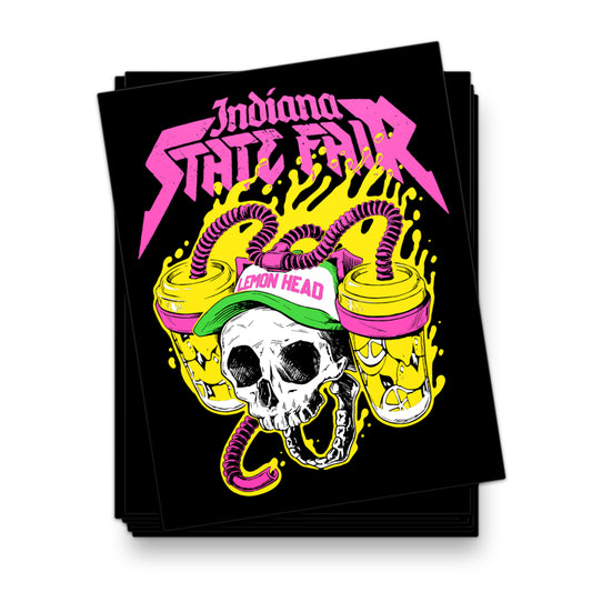 Lemon Head Sticker