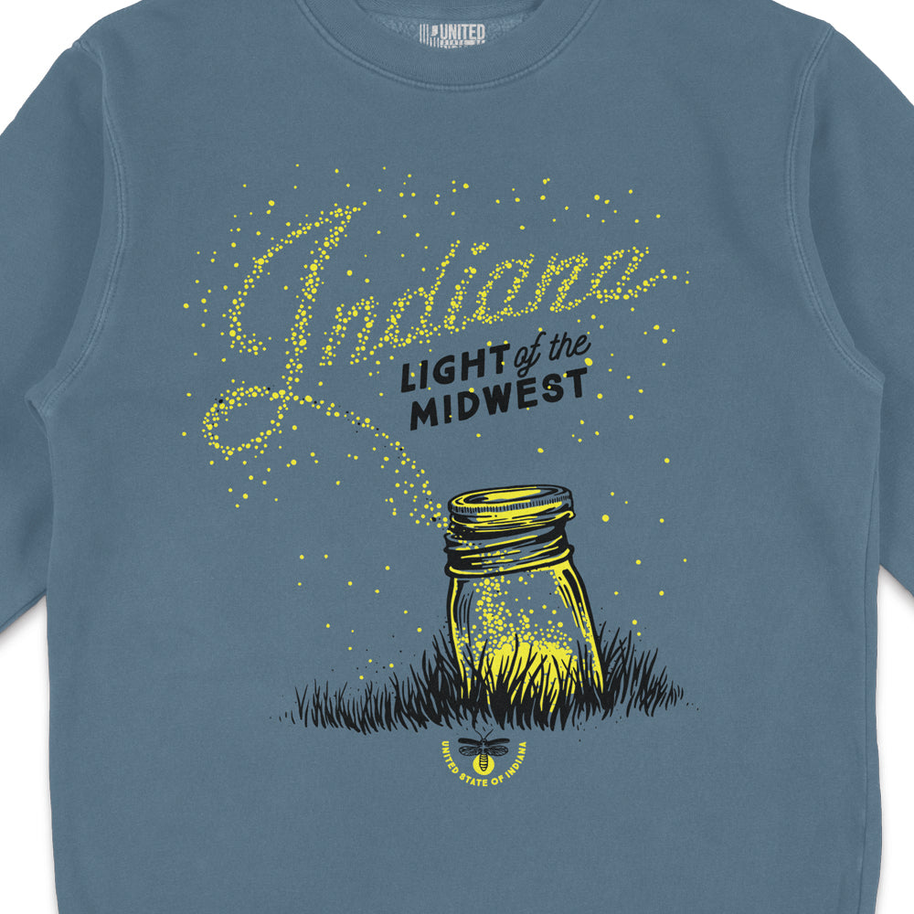 Light Of The Midwest Sweatshirt - United State of Indiana