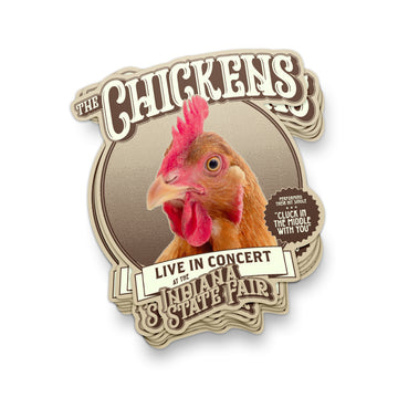 Live in Concert: The Chickens Sticker - United State of Indiana