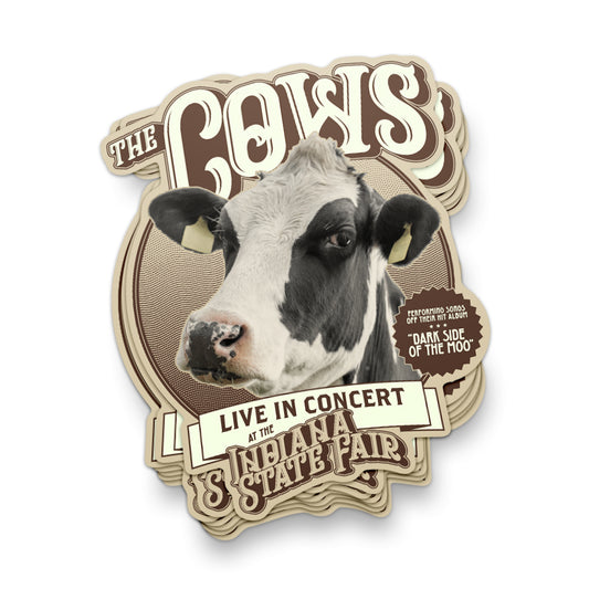 Live in Concert: The Cows Sticker ***CLEARANCE***
