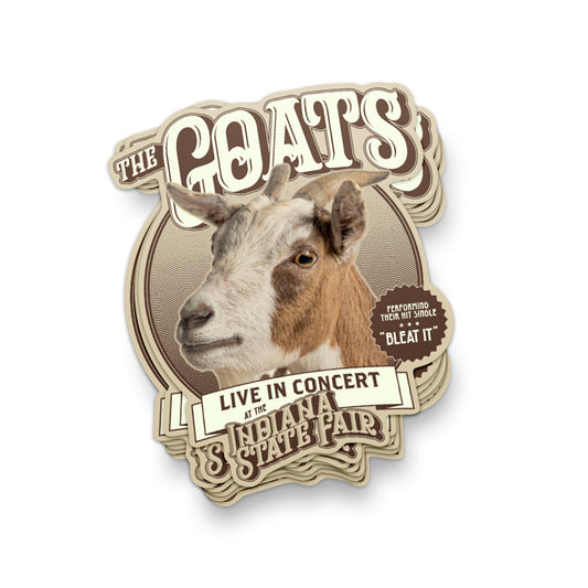 Live in Concert: The Goats Sticker ***CLEARANCE***