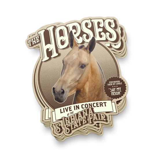 Live in Concert: The Horses  Sticker ***CLEARANCE***