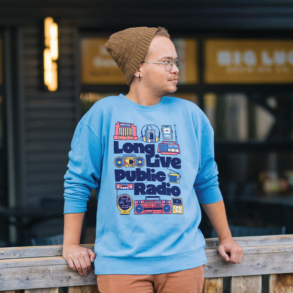 Long Live Public Radio Crewneck - United State of Indiana