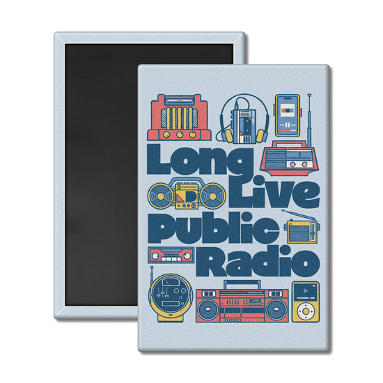 Long Live Public Radio Magnet - United State of Indiana