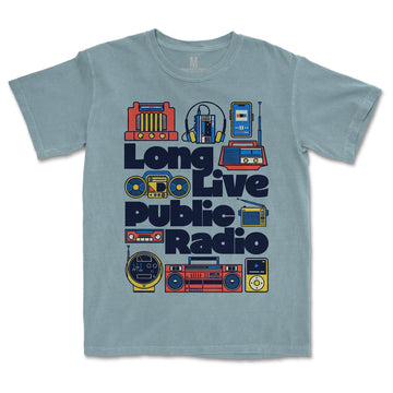 Long Live Public Radio Tee - United State of Indiana