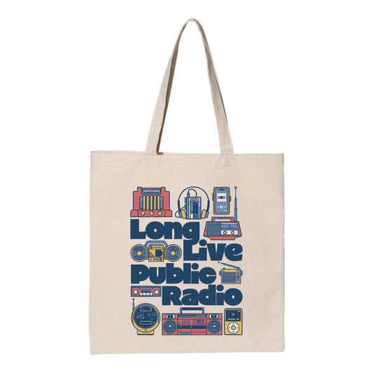 Long Live Public Radio Tote Bag