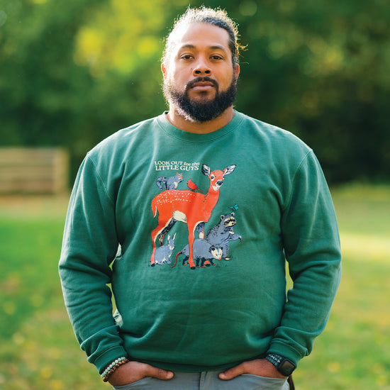 Look Out for the Little Guys Crewneck - United State of Indiana