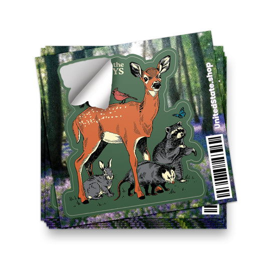 Look Out for the Little Guys Sticker