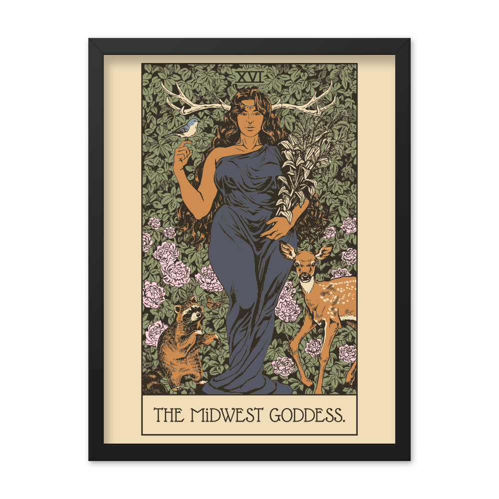 Midwest Goddess Poster - United State of Indiana