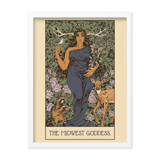 Midwest Goddess Poster - United State of Indiana