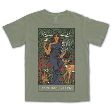Midwest Goddess Tee - United State of Indiana