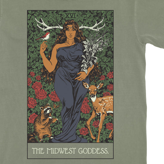 Midwest Goddess Tee - United State of Indiana