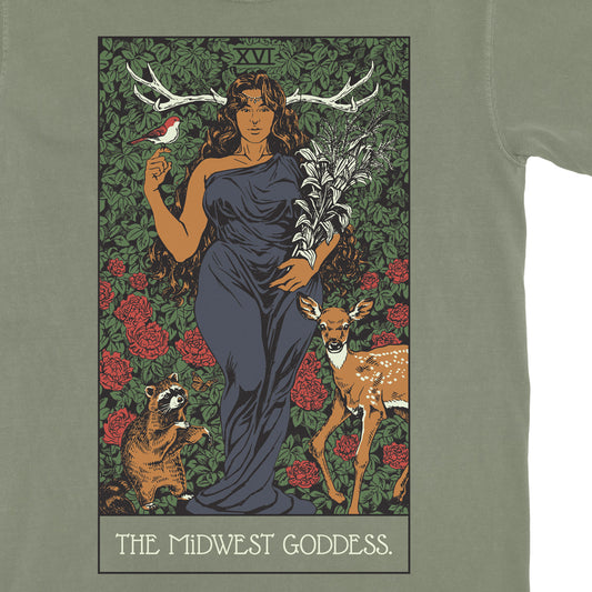 Midwest Goddess Tee - United State of Indiana