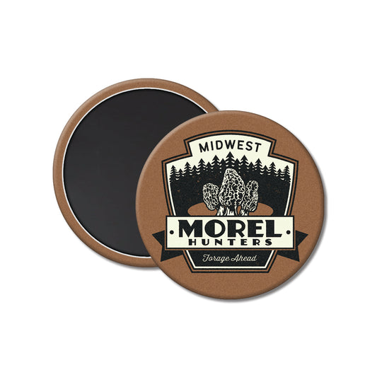 Midwest Morel Hunters Magnet - United State of Indiana