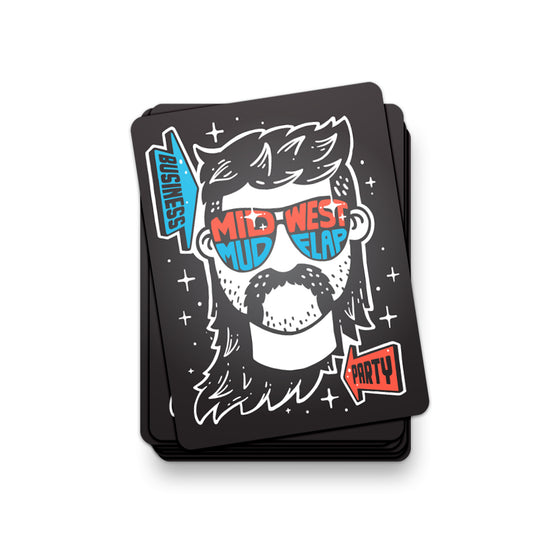 Midwest Mudflap Mullet Sticker ***CLEARANCE*** - United State of Indiana