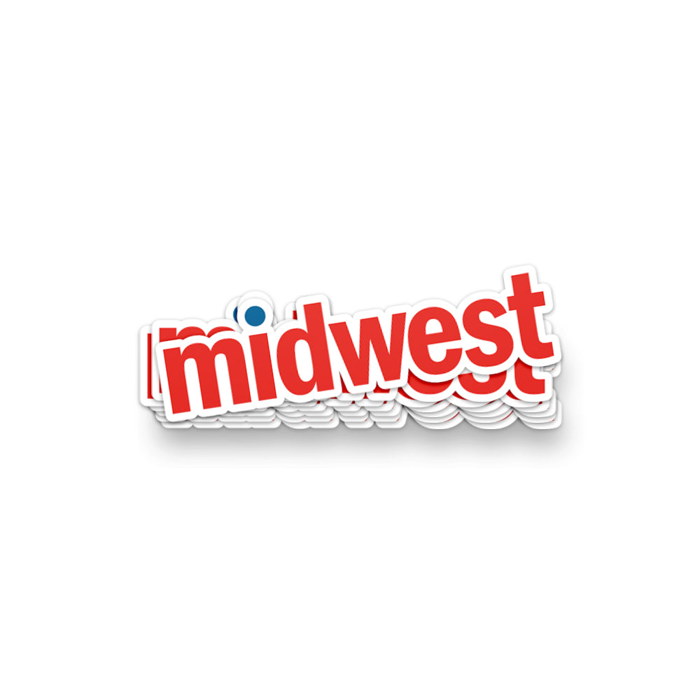 Midwest Shopping Sticker - United State of Indiana