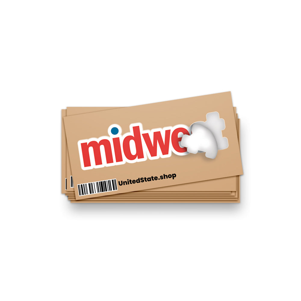 Midwest Shopping Sticker - United State of Indiana