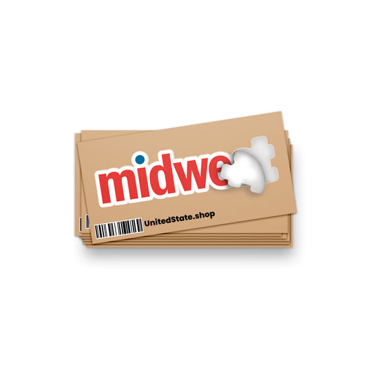 Midwest Shopping Sticker - United State of Indiana