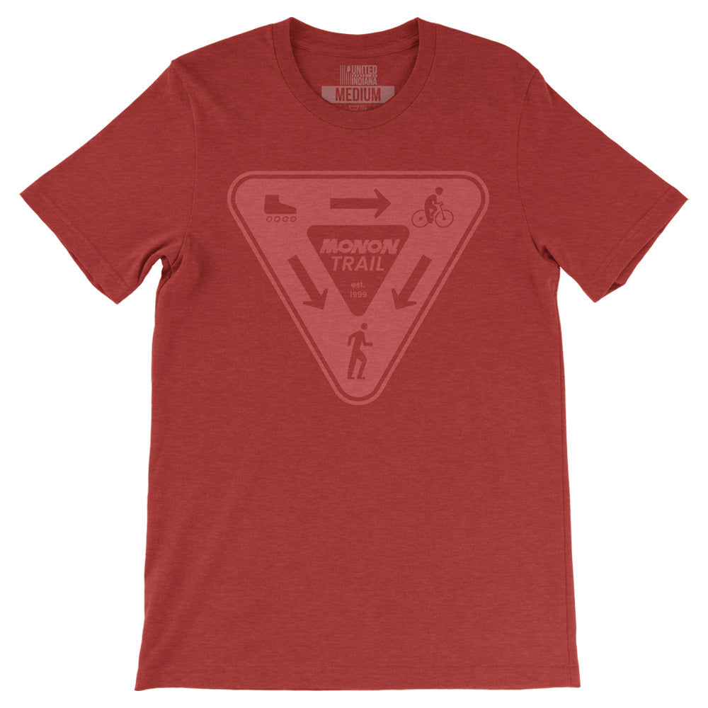 Monon Yield Sign Tee - United State of Indiana