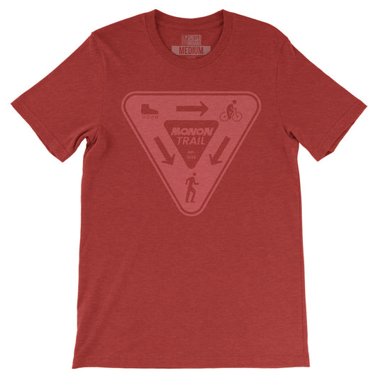 Monon Yield Sign Tee - United State of Indiana