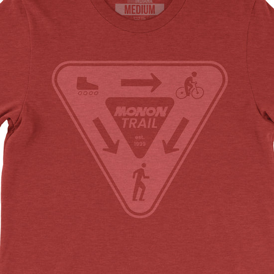 Monon Yield Sign Tee - United State of Indiana