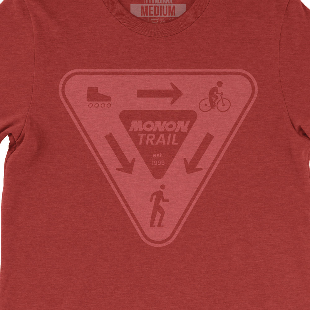 Monon Yield Sign Tee - United State of Indiana