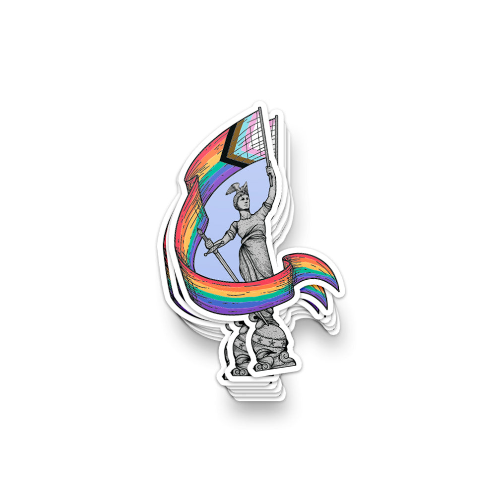 Monument Pride Sticker - United State of Indiana