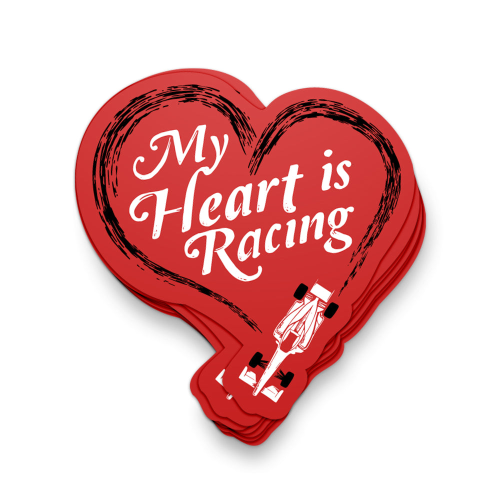 My Heart is Racing Sticker  ***CLEARANCE*** - United State of Indiana