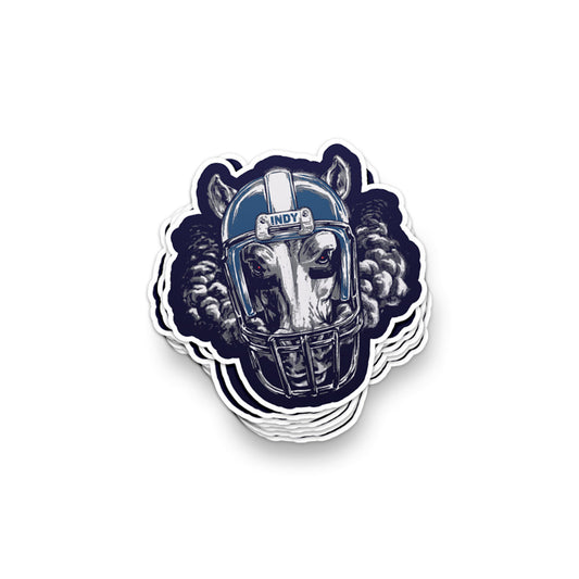 Indy Football Sticker